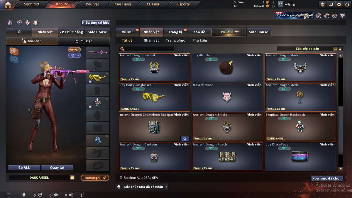 shop acc cf uy tin gia re